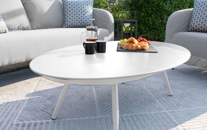 Maze Ambition 2 Seat Outdoor Fabric Sofa Set - Lead Chine Maze Ambition 2 Seat Outdoor Fabric Sofa Set - Lead Chine