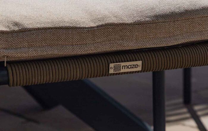 Maze Bali Rope Four Seat Dining Set - Olive Green