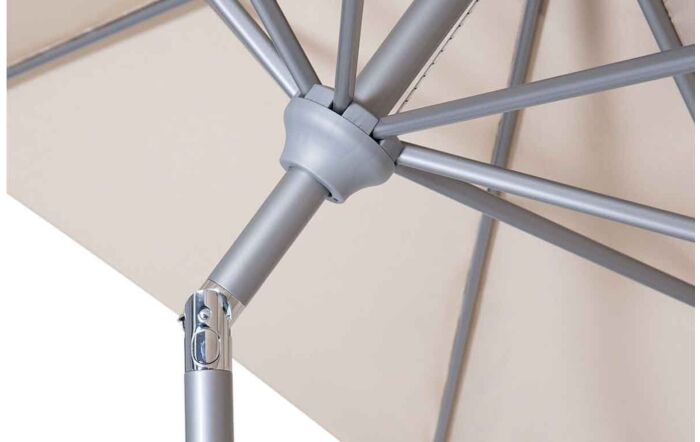 Maze 2.7m Round Parasol - Beige Maze 2.7m Round Parasol - Beige