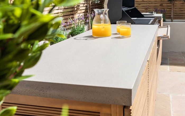 Maze Bali Outdoor Kitchen Storage Unit with Beefeater BBQ - Large Configuration Maze Bali Outdoor Kitchen Storage Unit with Beefeater BBQ - Large Configuration