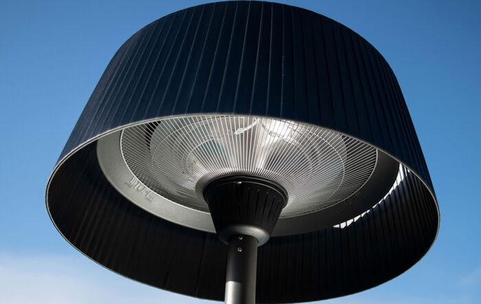 Maze  2100W Lyra Freestanding Electric Patio Heater - Charcoal Maze  2100W Lyra Freestanding Electric Patio Heater - Charcoal