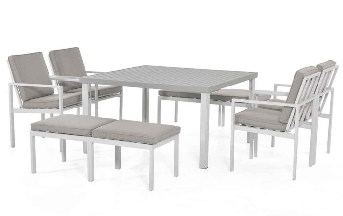 Maze New York 9 Piece Cube Set - White Maze New York 9 Piece Cube Set - White