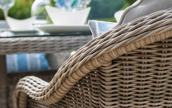 Maze Oxford 6 Seat Round Dining Set with Ice Bucket and Lazy Susan Maze Oxford 6 Seat Round Dining Set with Ice Bucket and Lazy Susan