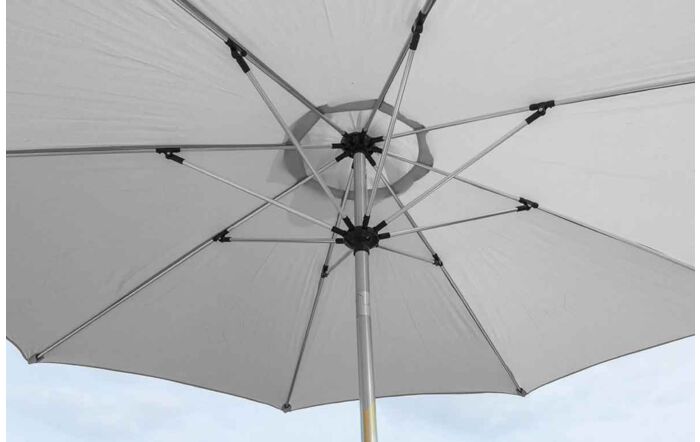 Maze 3m Round Parasol - Grey Maze 3m Round Parasol - Grey