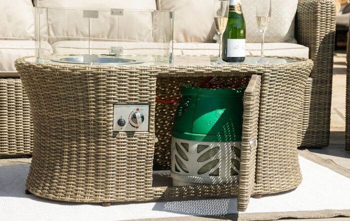 Maze Winchester 2 Seat Sofa Set with Fire Pit Maze Winchester 2 Seat Sofa Set with Fire Pit