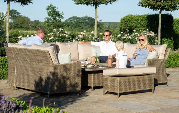 Maze Winchester Royal U Shaped Adjustable Sofa Set Maze Winchester Royal U Shaped Adjustable Sofa Set