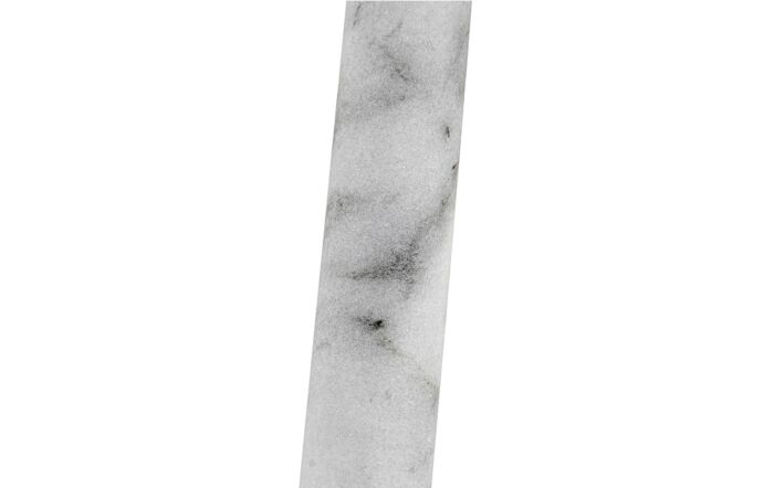 Pacific Lifestyle Midland Brushed Nickel and Grey Marble Effect Floor Lamp
