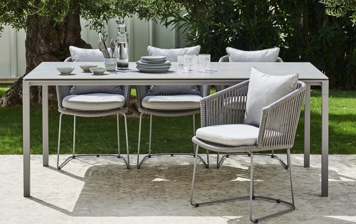 Cane-Line Moments & Pure Six Seater Dining Set Cane-Line Moments & Pure Six Seater Dining Set
