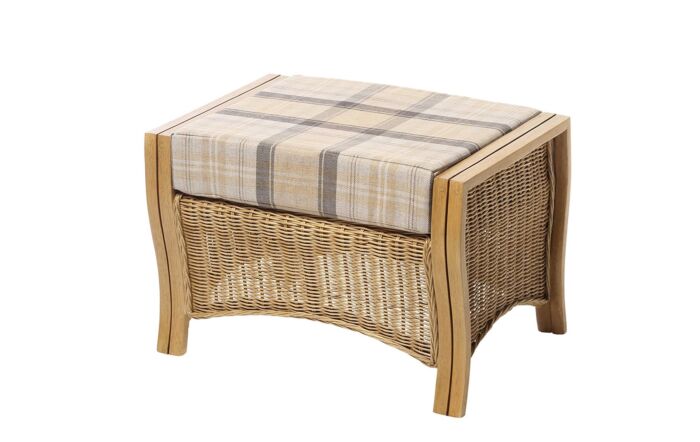 Desser Opera Cane Conservatory Footstool Desser Opera Cane Conservatory Footstool