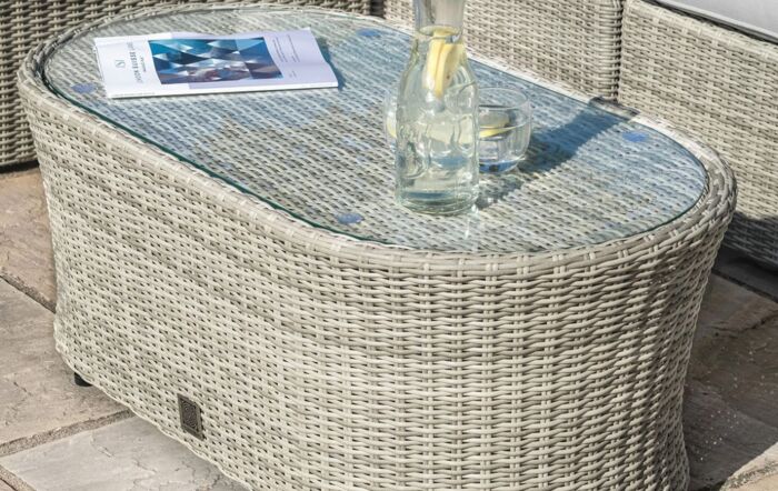 Maze Oxford Rattan Large Corner Group Sofa Set with Coffee Table Maze Oxford Rattan Large Corner Group Sofa Set with Coffee Table