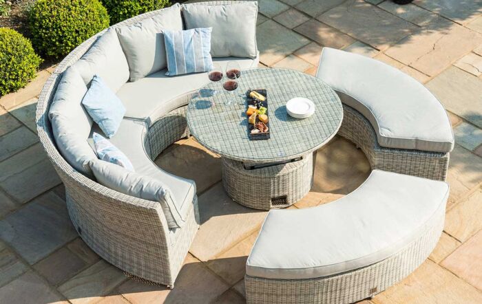 Maze Oxford Rattan Lifestyle Suite with Rising Table Maze Oxford Rattan Lifestyle Suite with Rising Table