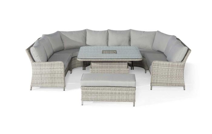 Maze Oxford Royal U Shaped Sofa Set with Rising Table Maze Oxford Royal U Shaped Sofa Set with Rising Table