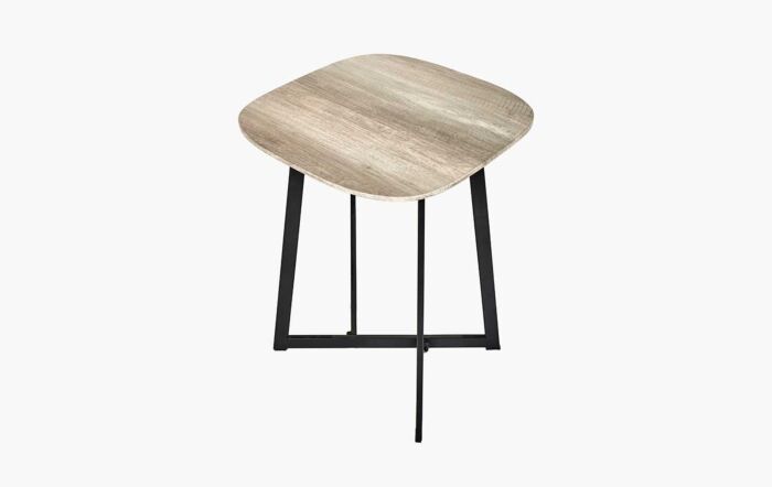 Pacific Lifestyle Ukiah Grey Oak Veneer And Black Metal Side Table Pacific Lifestyle Ukiah Grey Oak Veneer And Black Metal Side Table