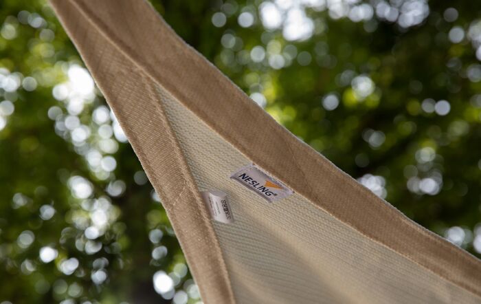 Pacific Lifestyle 4m 90 Degree Triangle Shade Sail Sand