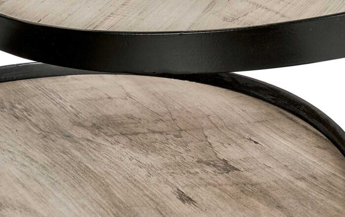 Pacific Lifestyle Brookfield Brown Wood Veneer Side Tables