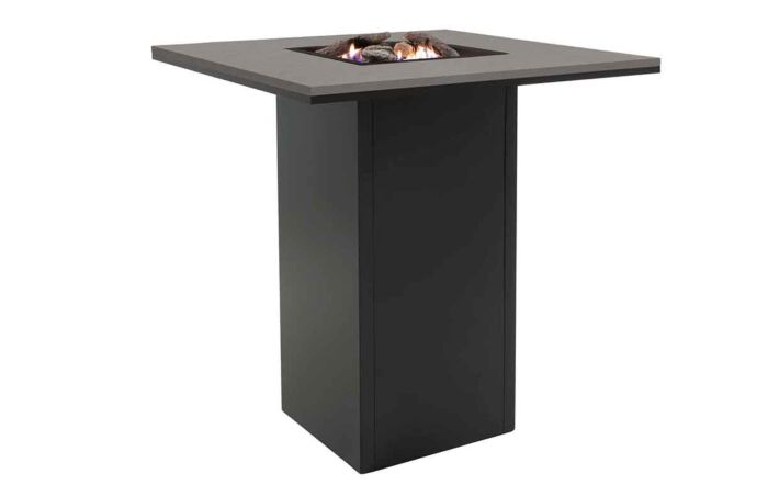 Pacific Lifestyle Cosiloft 100 Fire Pit Bar Table Black and Grey Pacific Lifestyle Cosiloft 100 Fire Pit Bar Table Black and Grey