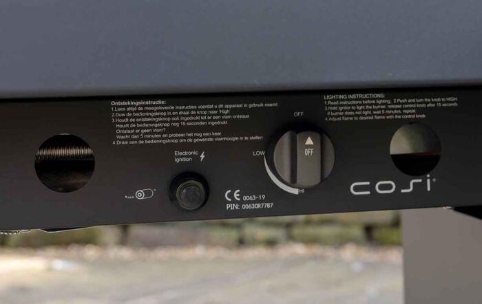 Pacific Lifestyle Cosivista 120 Black Fire Pit