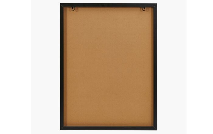 Pacific Lifestyle Art Deco Print With Linear Gold Details And Black Frame