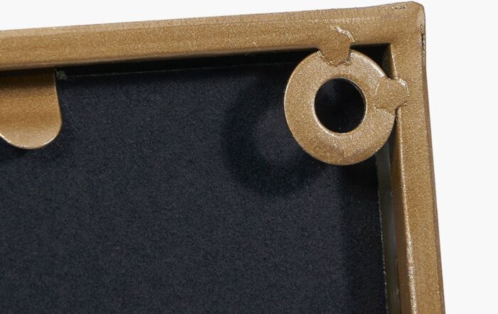 Pacific Lifestyle Gold Metal Rectangular Mirrored Wall Art Pacific Lifestyle Gold Metal Rectangular Mirrored Wall Art