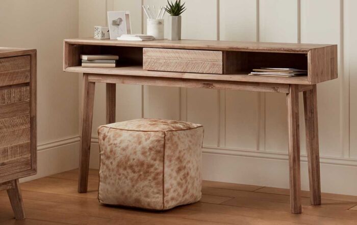 Pacific Lifestyle Kalmar Sand Wash Acacia Wood 1 Drawer Console Pacific Lifestyle Kalmar Sand Wash Acacia Wood 1 Drawer Console