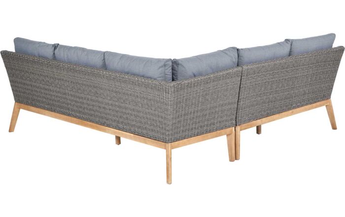 Pacific Lifestyle Larissa Garden Corner Sofa Set - Kubu Grey