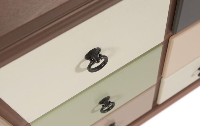 Pacific Lifestyle Loft Pine Wood Sage Multicoloured 12 Drawer Unit Pacific Lifestyle Loft Pine Wood Sage Multicoloured 12 Drawer Unit