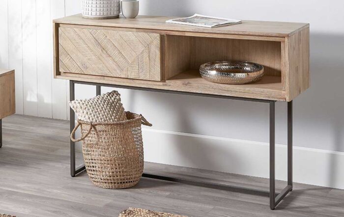 Pacific Lifestyle Marca Acacia Wood 1 Drawer Console Table Pacific Lifestyle Marca Acacia Wood 1 Drawer Console Table