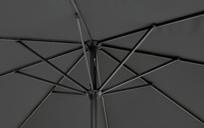 Pacific Lifestyle Riva 3.5m Parasol - Anthracite Pacific Lifestyle Riva 3.5m Parasol - Anthracite