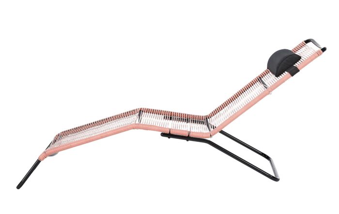 Pacific Lifestyle Pink PU Rio Set of 2 Sun Loungers Pacific Lifestyle Pink PU Rio Set of 2 Sun Loungers