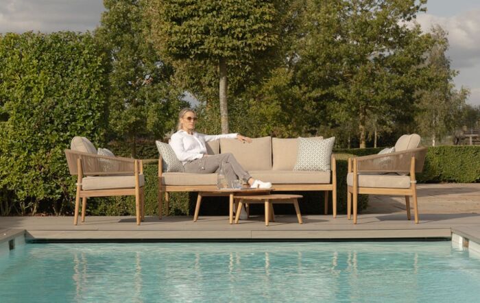 Maze Porto 3 Seat Sofa Lounge Set Maze Porto 3 Seat Sofa Lounge Set