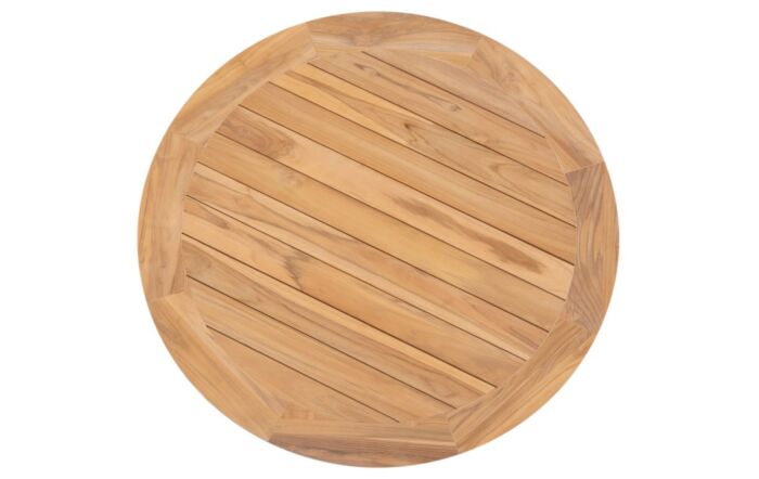 4 Seasons Outdoor Prado 160 Round Dining Table With Teak Legs 4 Seasons Outdoor Prado 160 Round Dining Table With Teak Legs