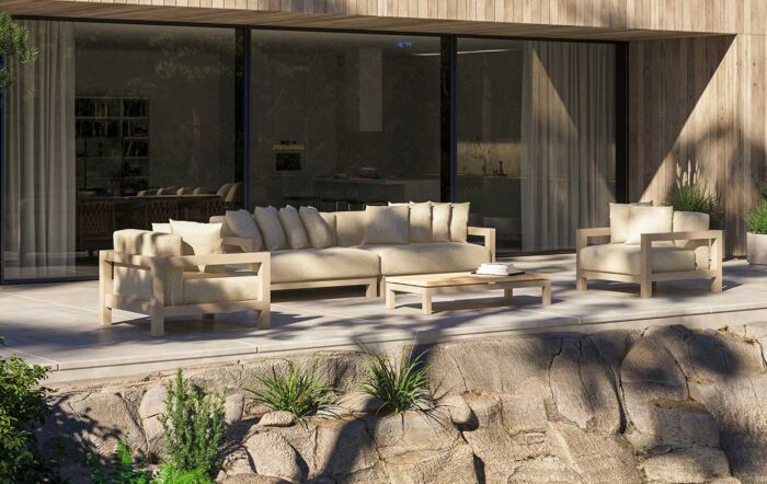 4 Seasons Outdoor Raffinato Lounge Set with Coffee Table