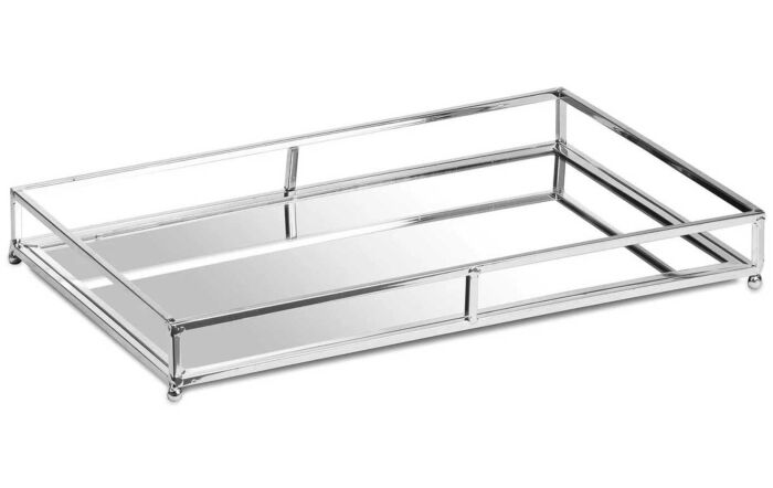 Hill Interiors Set Of Two Rectangular Silver Bar Trays Hill Interiors Set Of Two Rectangular Silver Bar Trays