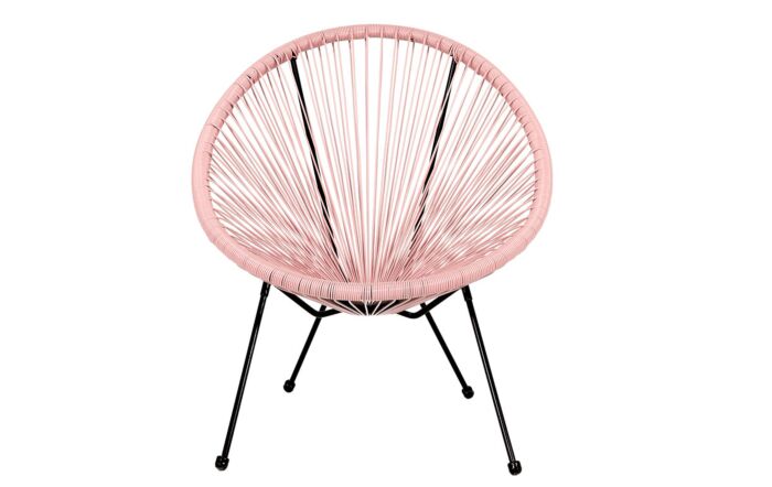 Pacific Lifestyle Rio 3 Piece Garden Bistro Set - Pink Pacific Lifestyle Rio 3 Piece Garden Bistro Set - Pink