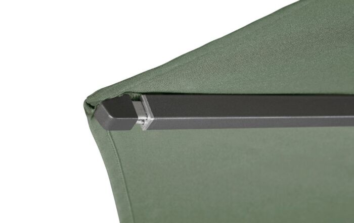 Pacific Lifestyle Riva 2.5mt Olive Parasol With 40kg Wheeled Base