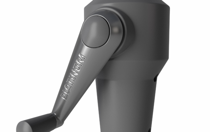 Pacific Lifestyle Riva 3m Luna Grey Parasol With 25kg Base