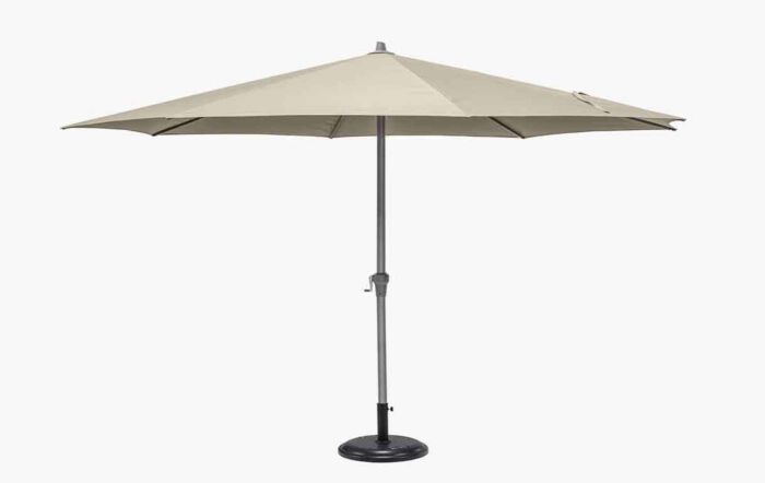 Platinum Riva 3.5m Round Champagne Parasol Platinum Riva 3.5m Round Champagne Parasol