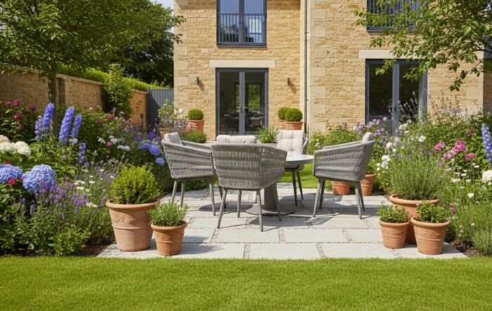 JB Furniture Exclusive Seychelles Round 4 Seat Dining Set with Adjustable Table - Cappuccino