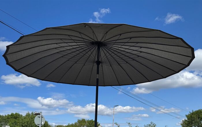 4 Seasons Outdoor Shanghai 3m Table Parasol - Charcoal