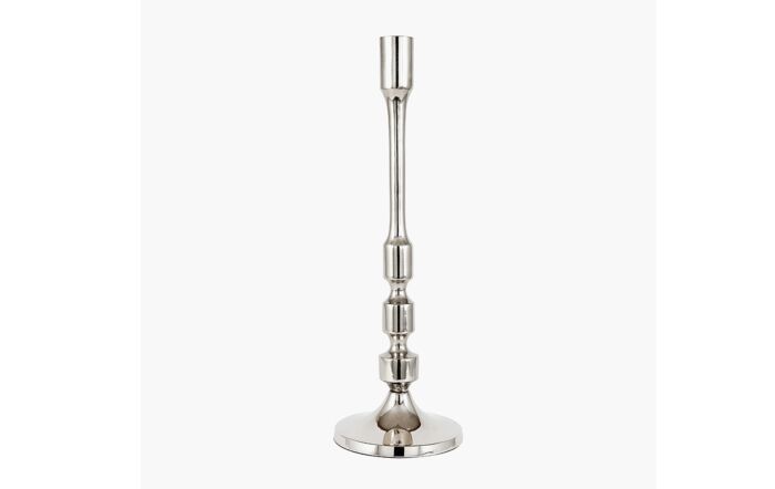 Pacific Lifestyle Small Shiny Nickel Candlestick Pacific Lifestyle Small Shiny Nickel Candlestick