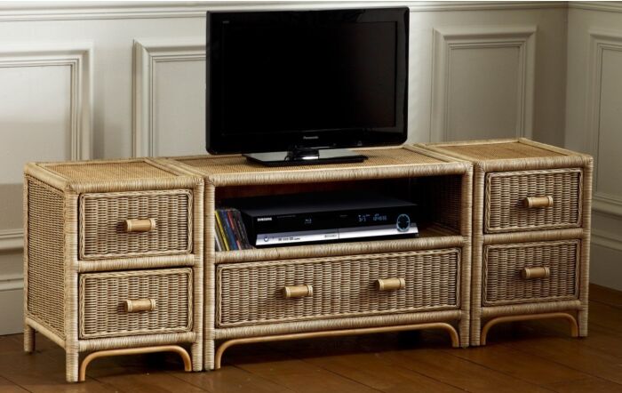 Media Unit with two drawer units