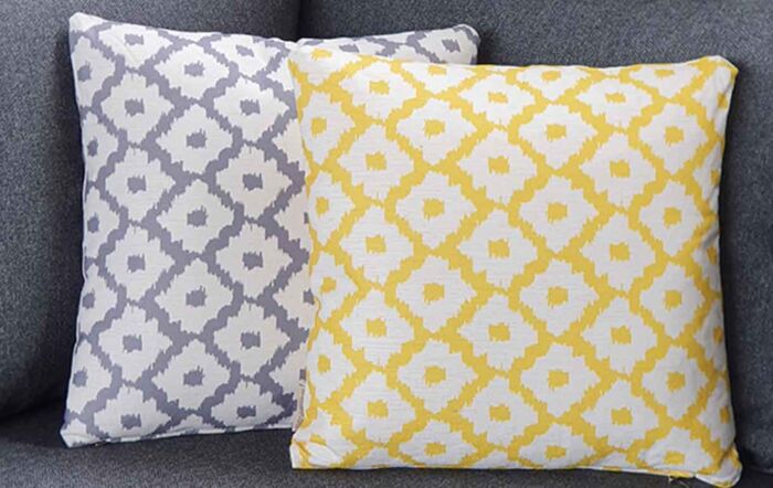 Bramblecrest Light Grey Medallion Square Scatter Cushion Bramblecrest Light Grey Medallion Square Scatter Cushion