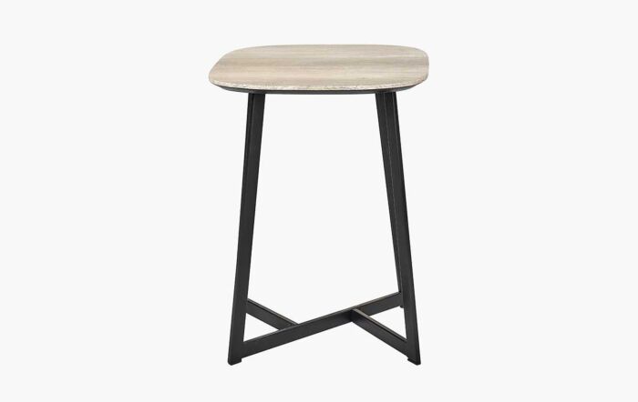 Pacific Lifestyle Ukiah Grey Oak Veneer And Black Metal Side Table Pacific Lifestyle Ukiah Grey Oak Veneer And Black Metal Side Table