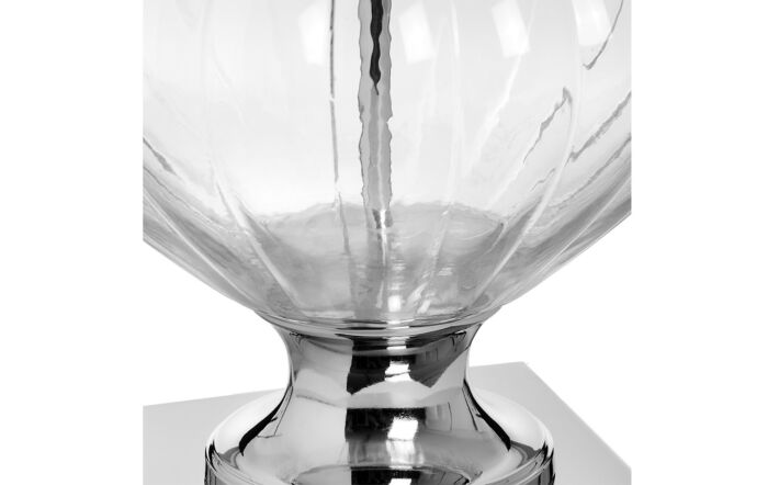 Hill Interiors Verona Glass Table Lamp with Shade Hill Interiors Verona Glass Table Lamp with Shade