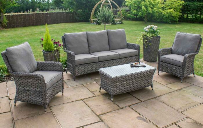 Maze Victoria Large High Back Sofa Set  Maze Victoria Large High Back Sofa Set