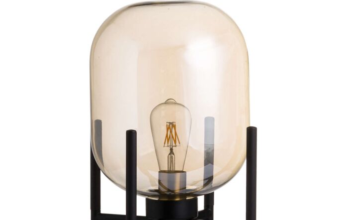 Hill Interiors Vintage Industrial Glass Glow Lamp Hill Interiors Vintage Industrial Glass Glow Lamp