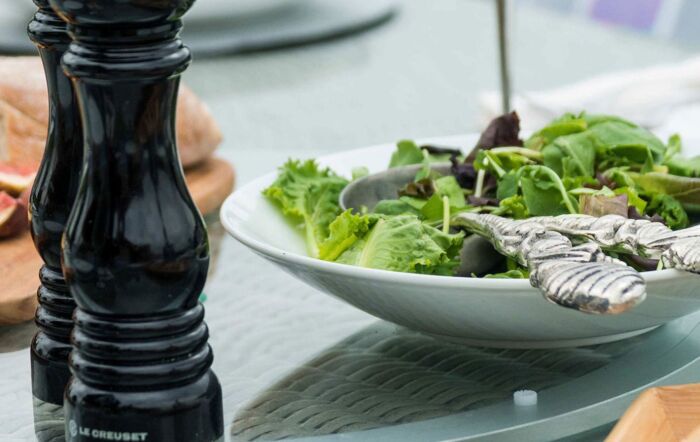 Maze Winchester 6 Seat Round Dining Set With Lazy Susan Maze Winchester 6 Seat Round Dining Set With Lazy Susan