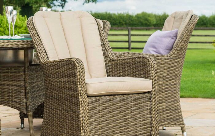 Maze Winchester 4 Seat Round Dining Set  Maze Winchester 4 Seat Round Dining Set