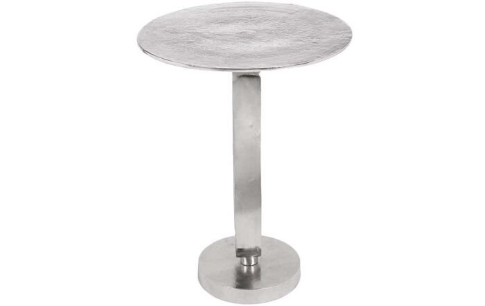 Pacific Lifestyle Zaneta Shiny Silver Metal Table