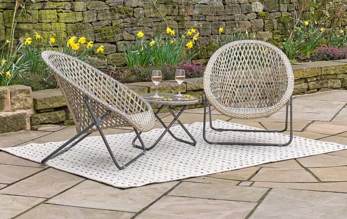 Pacific Lifestyle Tobs Outdoor Foldable Loungers Set-18-23936